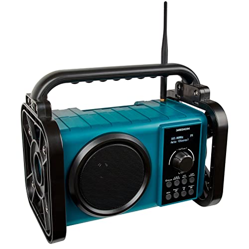 MEDION E66877 DAB+ Baustellenradio (Robustes...