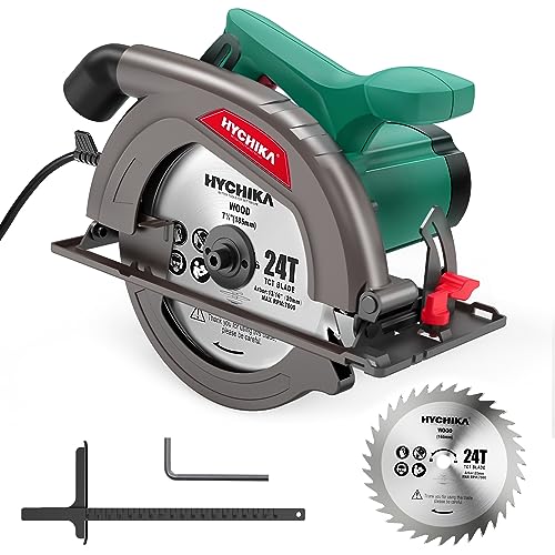 Handkreissäge, 1300W 4500RPM HYCHIKA...