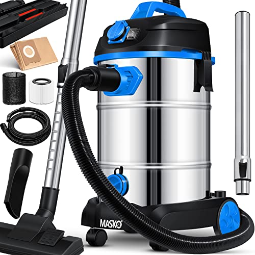 MASKO® Industriestaubsauger 1800Watt Mit...